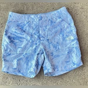 The North Face Girls Filles Roll-Up Shorts Size L (14-16) FlashDry NEW Blue